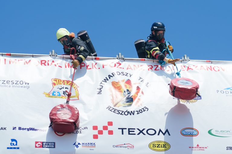 Rywalizacja o tytuł "Rzeszowskiego Najtwardszego Strażaka"