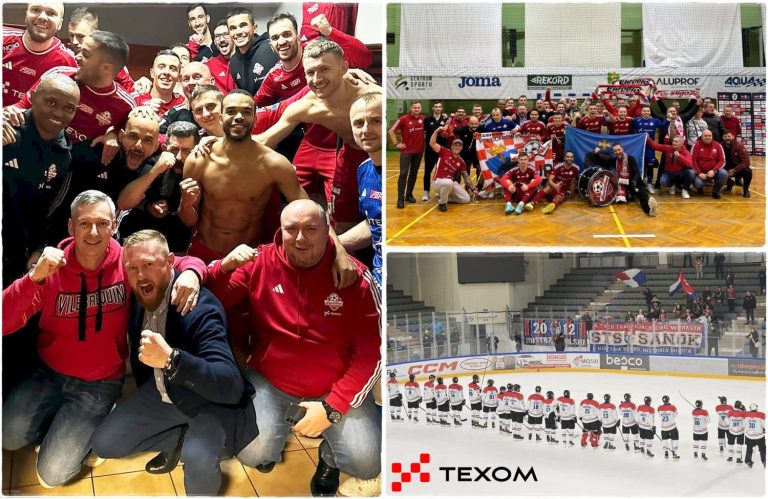 Futsalowe i hokejowe emocje. TEXOM Eurobus Przemyśl i Texom STS Sanok wygrywają z mistrzem i wicemistrzem Polski