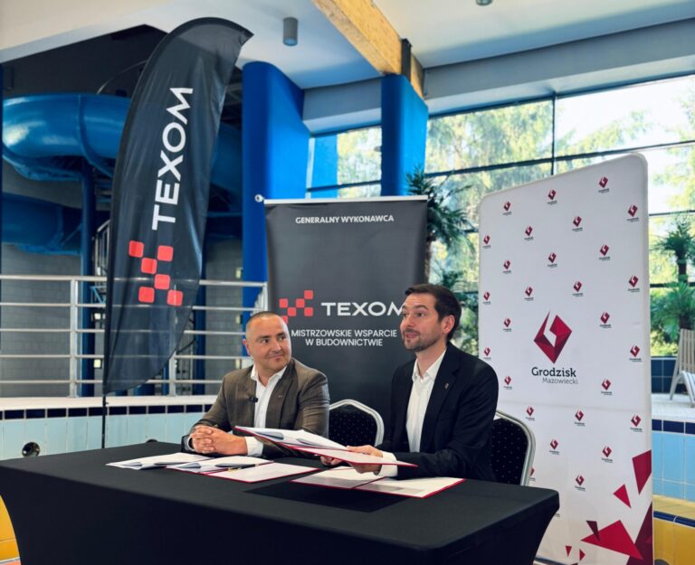 TEXOM S.A. z kolejną inwestycją – rozbudowa kompleksu basenowego w Grodzisku Mazowieckim