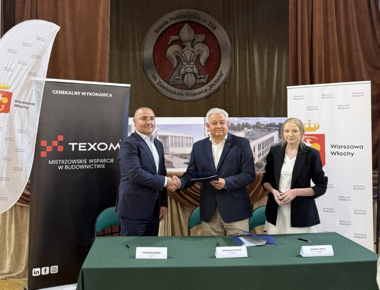 TEXOM S.A. zrealizuje nową inwestycję edukacyjno-sportową w Warszawie